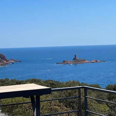 Bungalow Mobile Home De Luxe Vue Mer Ile D'Or Saint-Raphael 4 Personnes Campeggio